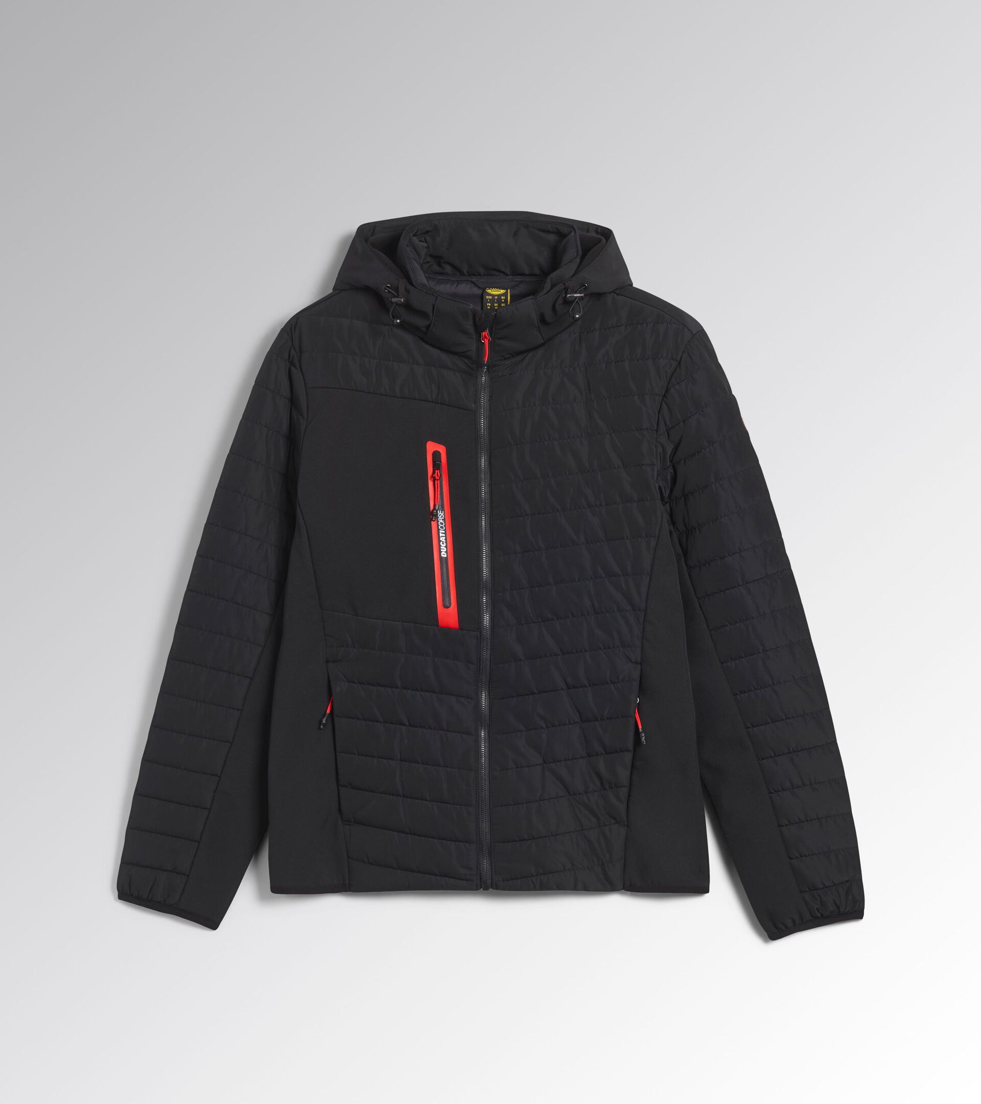 Giacca da lavoro - Diadora Utility x Ducati Corse PADDED JACKET MOTOR DUCATI NERO - Utility