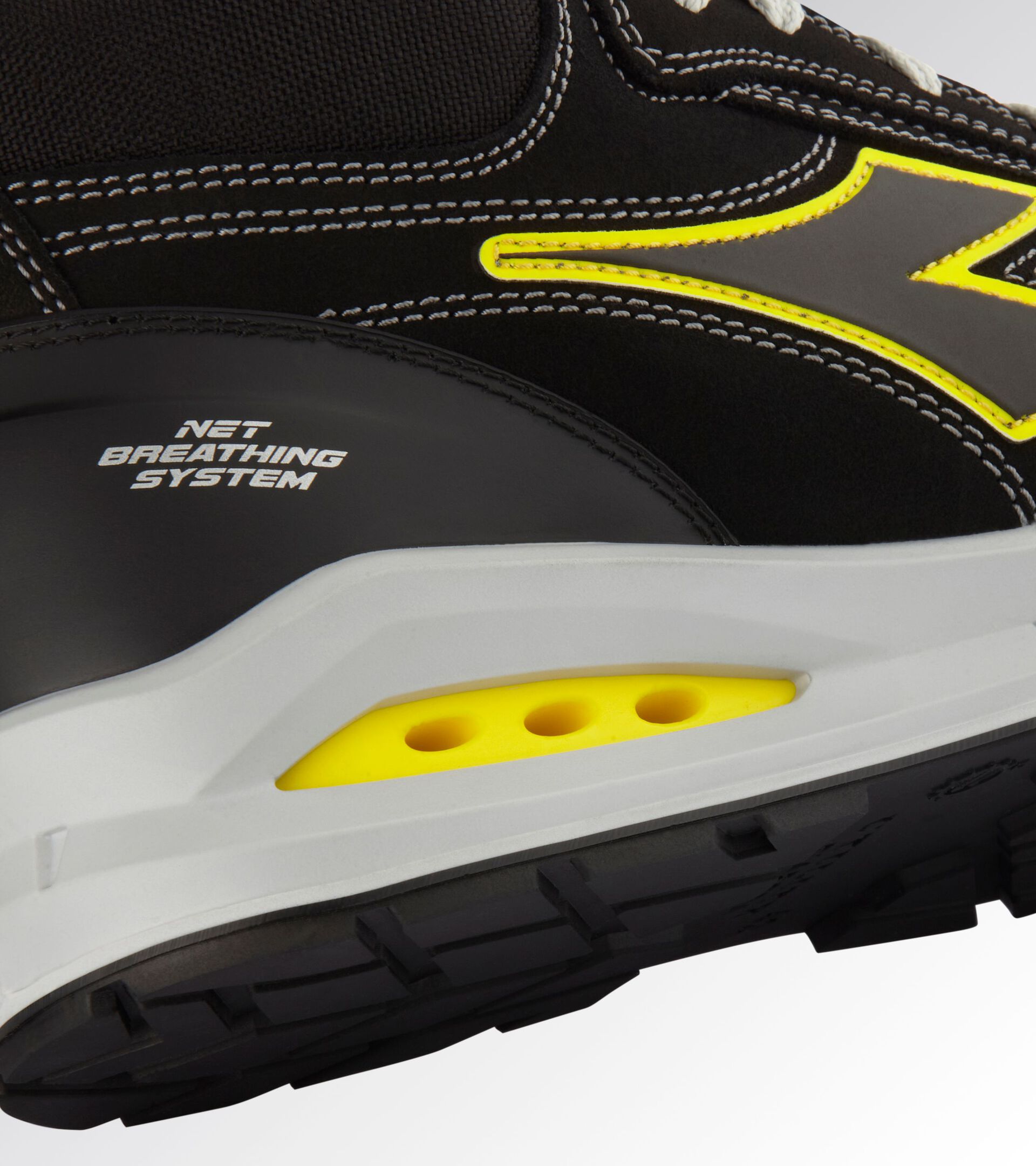 High safety shoe RUN NET AB MID S3S FO SR BLACK/BLACK - Utility