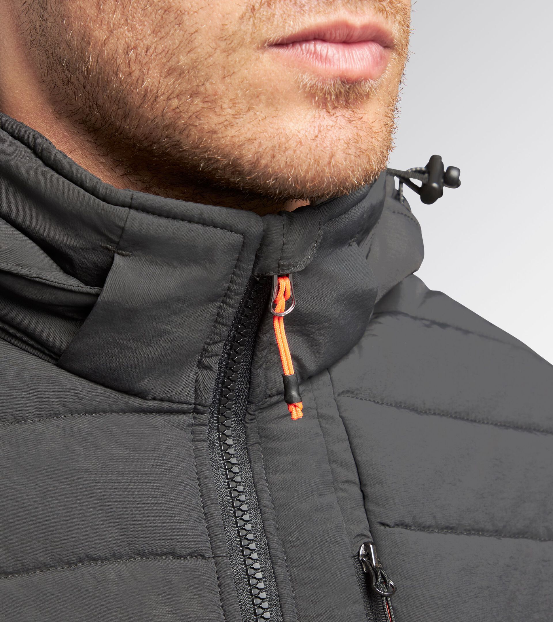 Veste de travail PADDED JACKET OSLO HYBRID NOIR/FANTOME - Utility