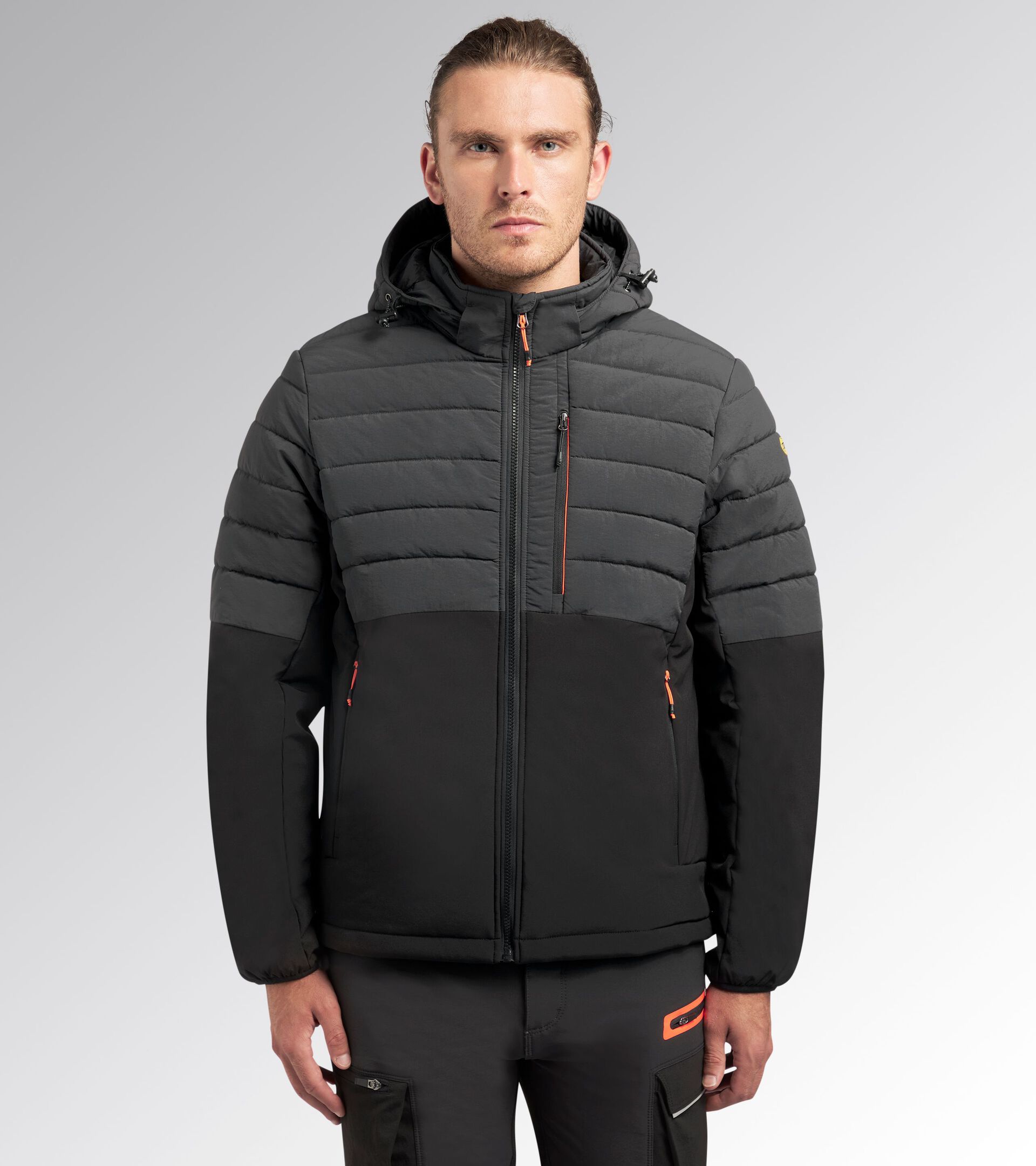 Giacca da lavoro PADDED JACKET OSLO HYBRID NERO/NERO FANTASMA - Utility