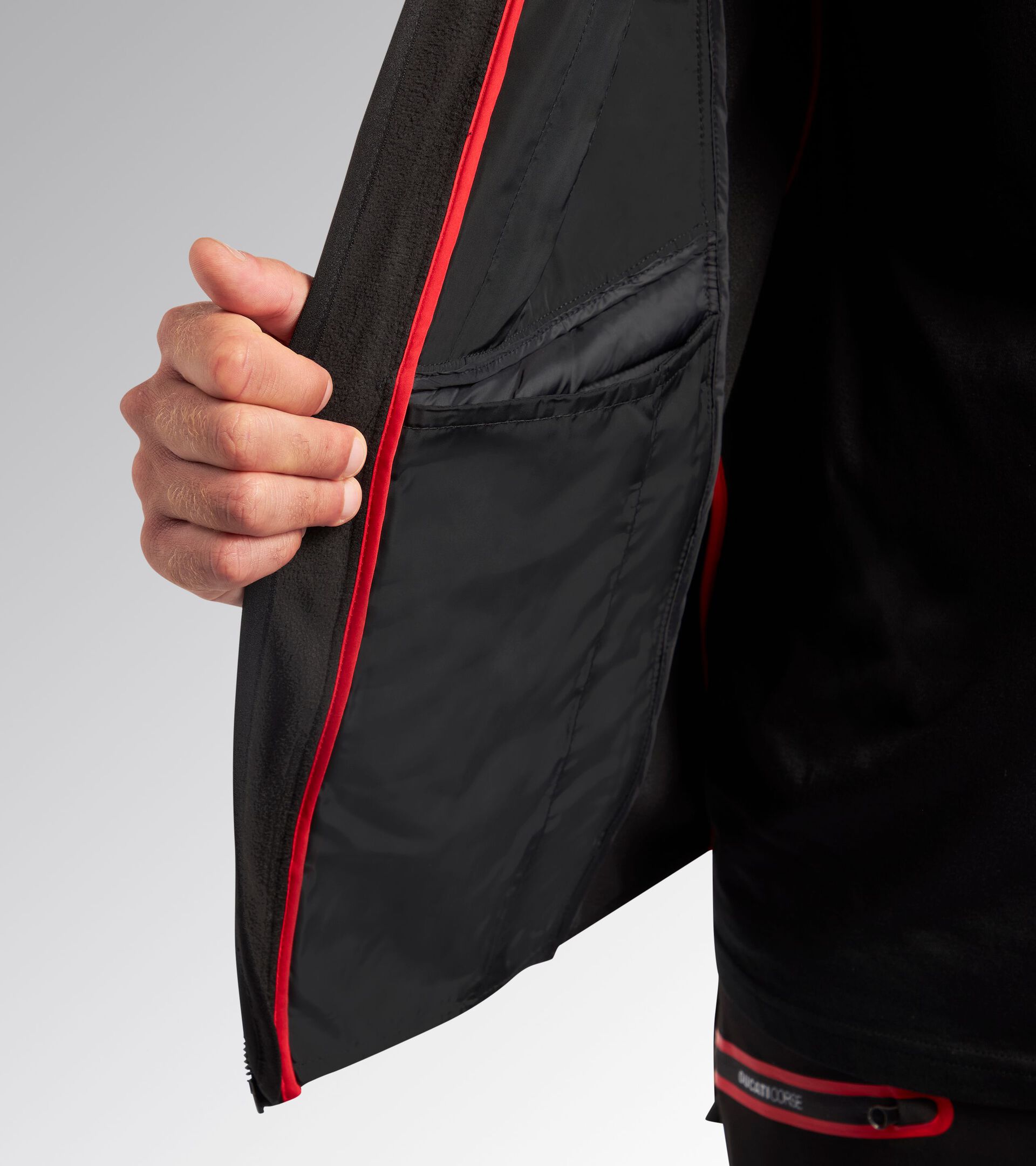 Chaqueta de trabajo - Diadora Utility x Ducati Corse PADDED JACKET MOTOR DUCATI NEGRO - Utility