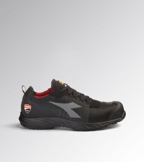 Niedriger Arbeitsschuh - Diadora Utility x Ducati Corse FLY MOTOR MTX LOW S3L FO SR HRO SC ESD SCHWARZ/SCHWARZ - Utility