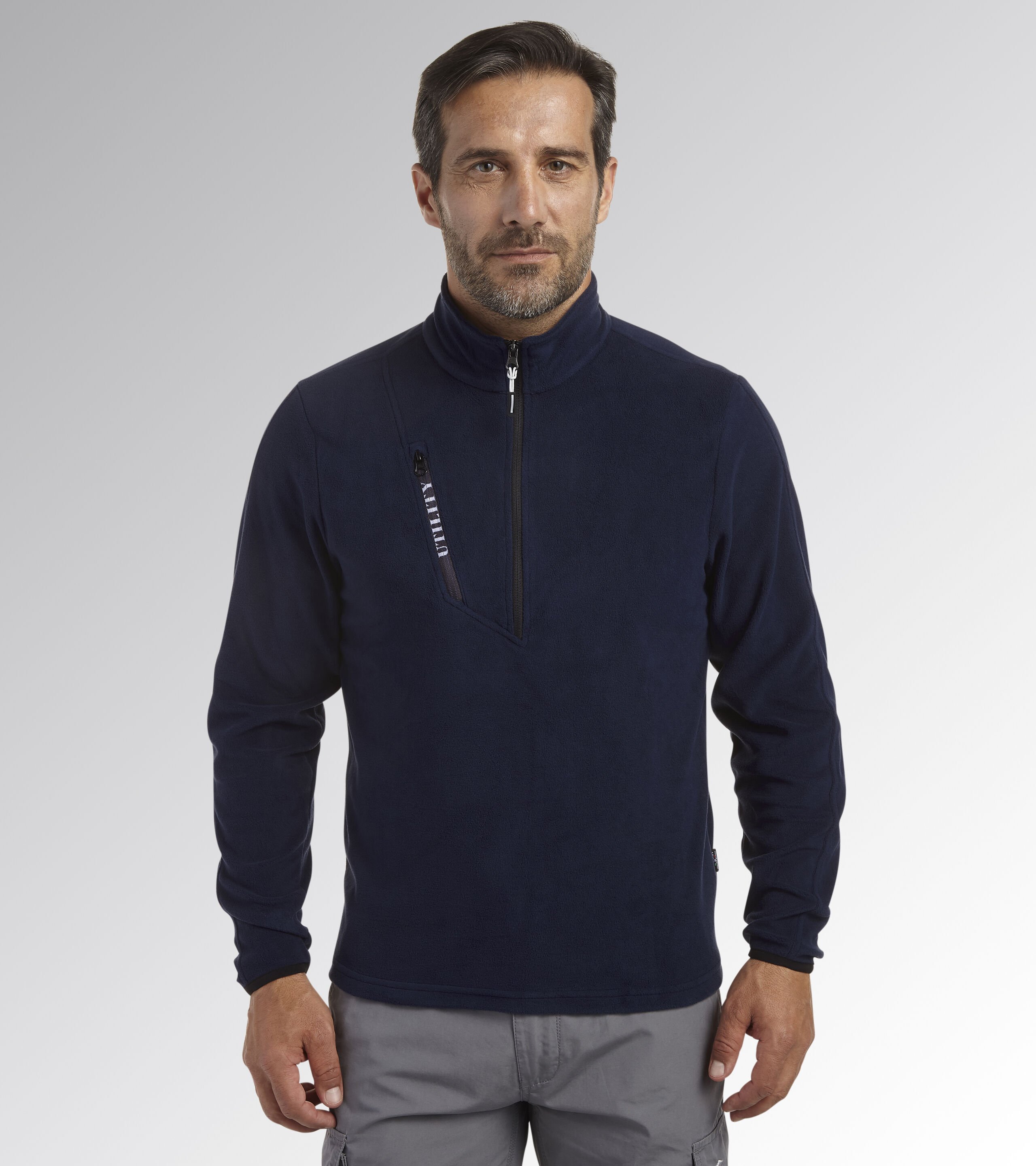 Navy sale work fleece