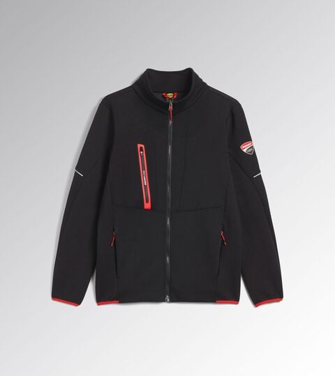 Work track jacket - Diadora Utility x Ducati Corse SWEATSHIRT MOTOR DUCATI BLACK - Utility