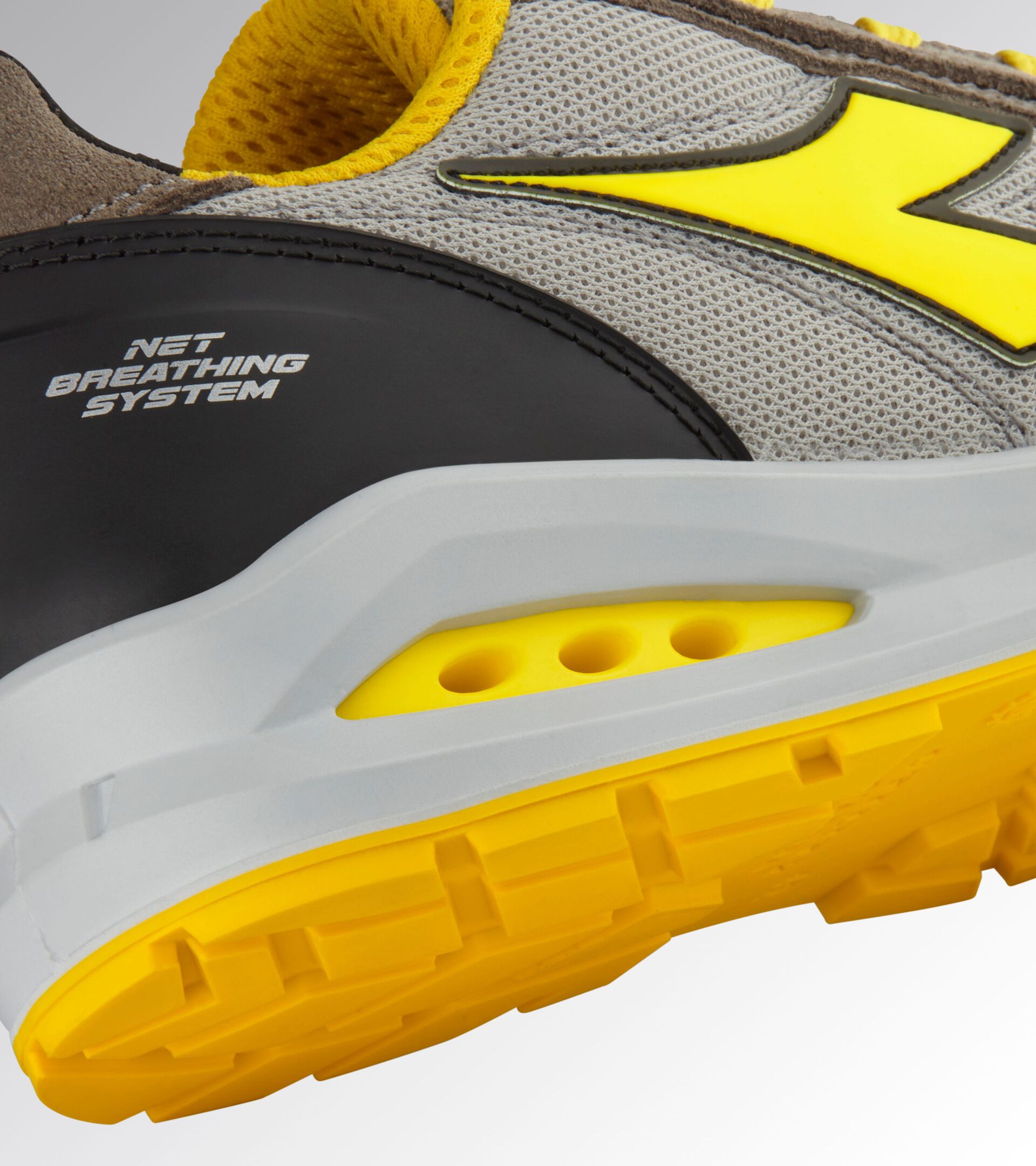 Scarpa antinfortunistica bassa RUN NET AIRBOX LOW S1PS FO SR GRIGIO VENTO/GR ALLUMINIO - Utility