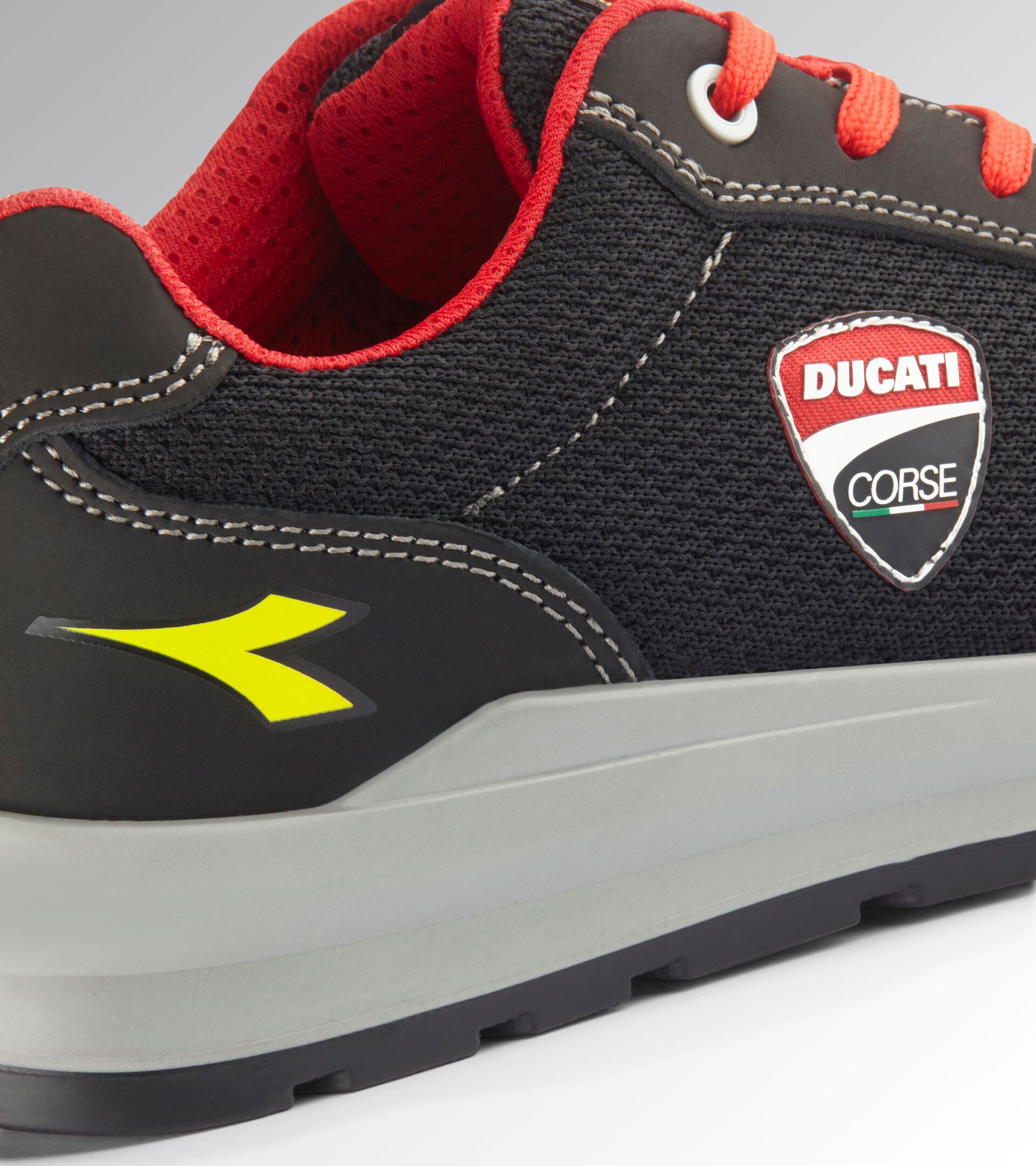 Low safety shoe - Diadora Utility x Ducati Corse SPEEDY RACE LOW S1PS FO SR SC MET FREE BLACK/GRAY (C2541) - Utility